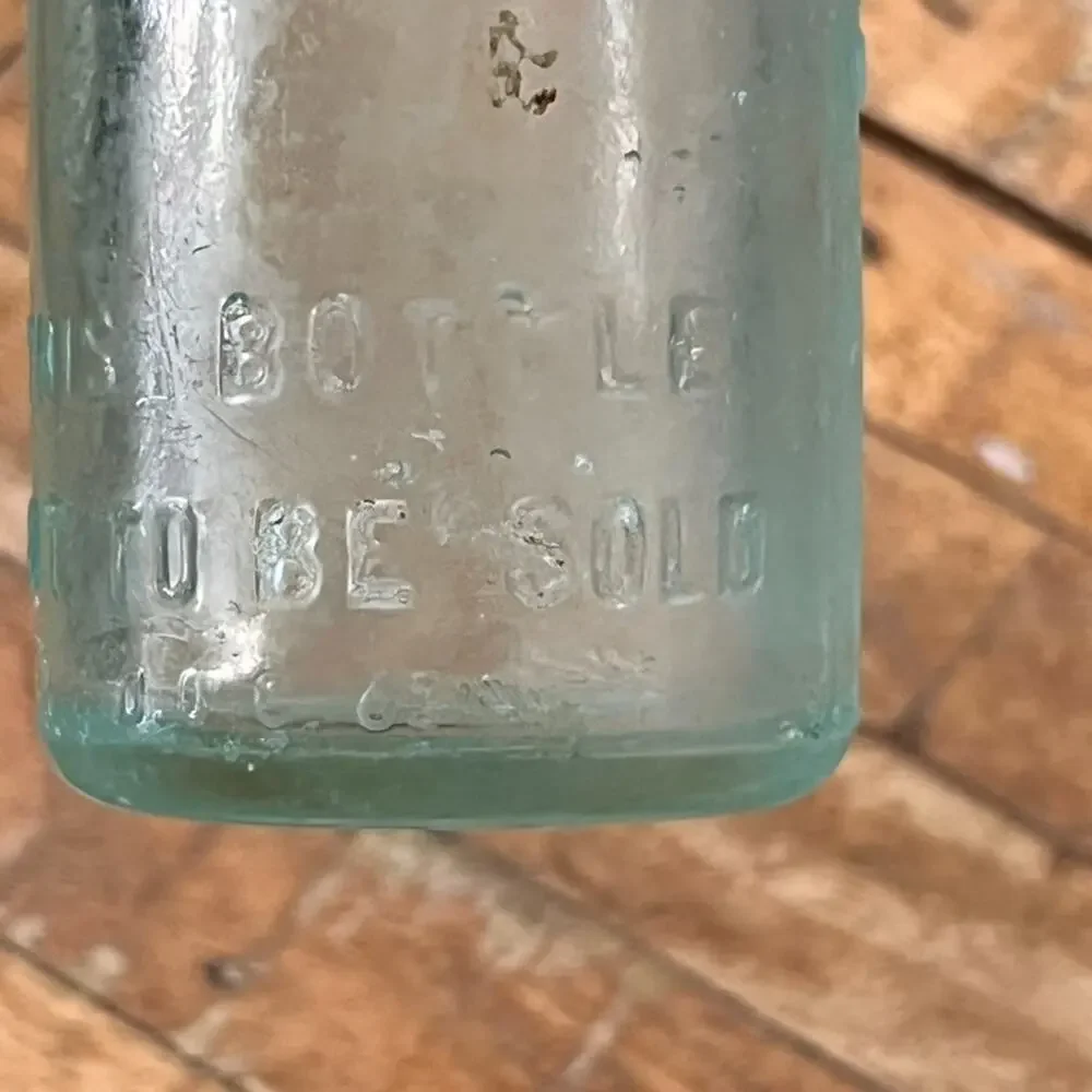 Vintage Blob Top Hutchinson Bottle Crown Ceschon Cincinnati Soda Collectible